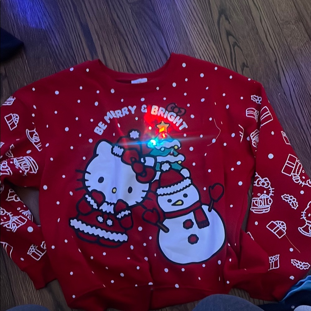 Hello Kitty Red Christmas Sweater